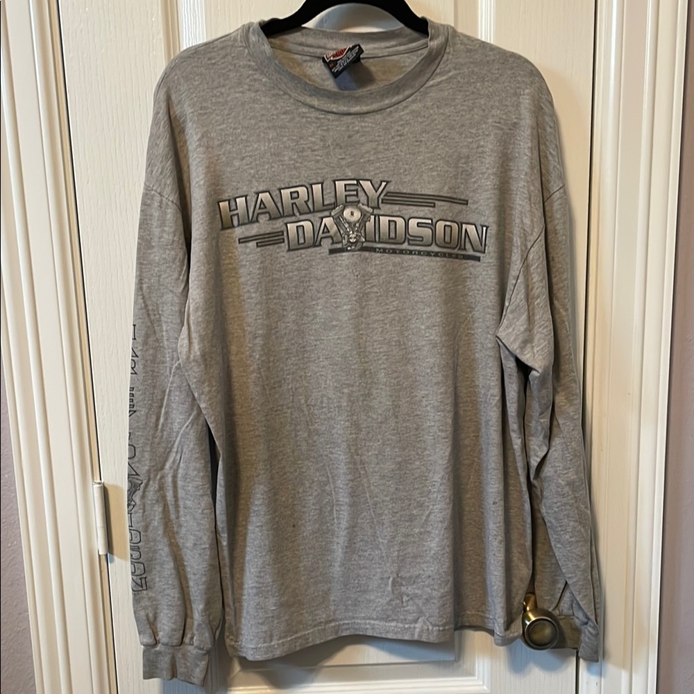 Harley-Davidson Gray Men's Long Sleeve Shirt